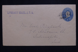 ETATS UNIS - Entier Postal Pour Indianapolis - L 127718 - ...-1900