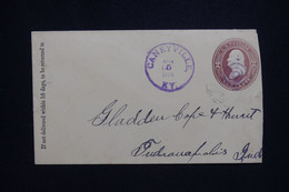 ETATS UNIS - Entier Postal De Caneyville Pour Indianapolis - L 127719 - ...-1900