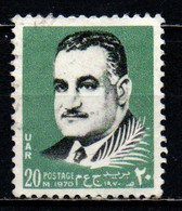 EGITTO - 1970 - PRESIDENTE ABDEL NASSER - USATO - Oblitérés