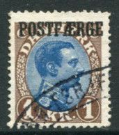 DENMARK  1924 Parcel Post 1 Kr.  Used.  Michel 10 - Parcel Post