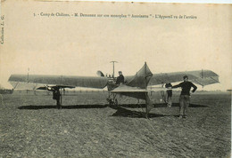 Camp De Châlons * Mourmelon * Avion Aéroplane ANTOINETTE Monoplan De M. DEMANEST * Aviation - Mourmelon Le Grand