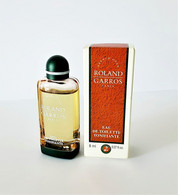 Miniatures De Parfum ROLAND GARROS  EDT TONIFIANTE  8 Ml  + Boite - Miniaturen Flesjes Heer (met Doos)