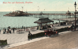 ANGLETERRE,ENGLAND,sussex ,BRIGHTON,1910,RARE,VOITURE,PONT - Brighton