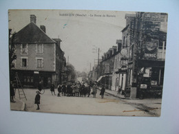 CPA  Barenton  - La Route De Mortain - Barenton