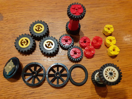 LEGO Lot Pièces Et Accessoires Roues Jantes Essieux - Lego Technic