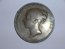 Gran Bretaña. 1 Penique 1853 (10859) - D. 1 Penny