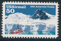 USA UNITED STATES 1991, Airmail Antarctic Treaty, Set Of 1v** - Traité Sur L'Antarctique