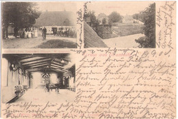 Gruß Aus GRAMNITZ Bei Hagenow Gasthof Zum Deutschen Haus Belebt Gelaufen 19.9.1900 Mit Ortsstempel TODDIN - Hagenow