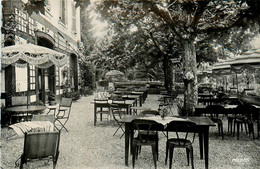 Charavines Les Bains * Terrasse Et Parc De L'hôtel Du Lac - Charavines