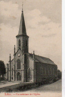 Libin Vue Extérieure De L'église Voyagé En 1911 - Libin