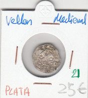 CRBAN21 MONEDA MEDIAVAL VELLON PLATA 25 - Andere & Zonder Classificatie