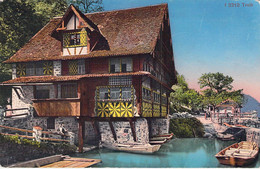 CPA - SUISSE - Treib - Barque - Carte Colorisée - Edition Photoglob - Zurich - Other & Unclassified