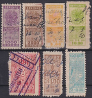 F-EX29514 BRAZIL BRASIL FEDERAL LOCAL REVENUE LOT ALL DIFERENT. GOIAS SERGIPE. - Postage Due