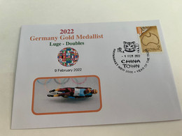 (2 G 31) China Beijing Winter Olympic Games 2022 - Germany Gold  - Luge Doubles - Winter 2022: Peking