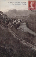 CPA - 09 - USSAT LES BAINS - Vue Générale Et L'Ariège - Montagne - Pont - Otros & Sin Clasificación