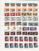 Timbre/Stamp (122354) Canada Mélangé/mixed Oblitéré Variétés Et Curiosités - Abarten Und Kuriositäten