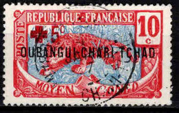 Oubangui Chari - 1916  - Croix Rouge - N° 19 - Oblit - Used - Used Stamps