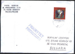 Mailed Cover With Stamp Christmas 2020 From Poland - Covers & Documents