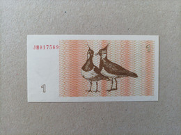 Billete De Lituania De 1 Talona, Año 1992, UNC - Lituanie