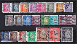 Hong Kong  .   SG  .    23 Stamps        .    O   .   Cancelled - Gebraucht