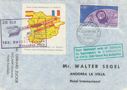 Andorre Lettre 1962 - Storia Postale