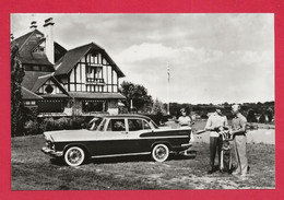 BELLE REPRODUCTION D'APRES UNE PHOTO ORIGINALE - SIMCA CHAMBORD - GOLF MAISON A COLOMBAGE - Automobile