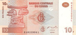 Congo Democratic Republic (BCC) 10 Francs 2003 UNC Cat No. P-93a / CD312a - Democratische Republiek Congo & Zaire