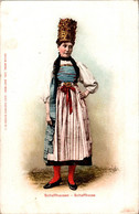 Cpa Couleur Les Costumes Suisses Costume Schaffhausen - Schaffhouse N°9 Cpa Couleur Dos Non Divisé En B.Etat - Schaffhouse