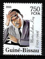 GUINEA-BISSAU - 2005 Premio Nobel MARTIN LUTHER KING Nuovo** MNH - Martin Luther King