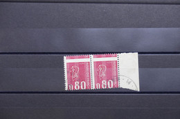 FRANCE - N° 1816 Bequet 80 Ct En Paire Variété  De Piquage - Oblitérés - L 128326 - Used Stamps