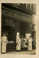 Lyon 4ème * Carte Photo * Devanture De La Boucherie RIOUX 9 Rue Du Mail * Boucher Métier Commerce Magasin - Lyon 4