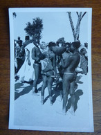 Carte Photo Ancienne Années 50 Non écrite -   Femmes Kirdi Sur Le Marché De Tikem Au Tchad - Unclassified