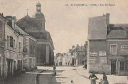 St-GEORGES-sur-LOIRE. - Rue De L'Eglise - Saint Georges Sur Loire