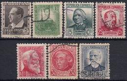 ESPAÑA 1933/1935 Nº 681/688 USADO BIEN CENTRADOS (REF. 01) - Usati