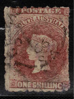 SOUTH AUSTRALIA 1868 1/- Chestnut SG 81 U #BHA18 - Usati