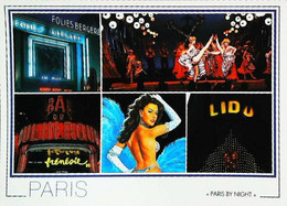 ►  CPSM   Paris Folies Bergères Lido  Moulin Rouge Dessin Aslan - Aslan