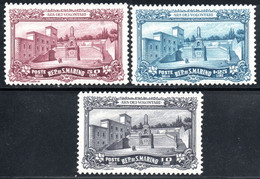 1044.SAN MARINO,1927 WAR MEMORIAL.# 134-136 MNH,PENCIL MARKS ON BACK. - Neufs