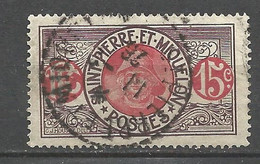 ST PIERRE ET MIQUELON N° 82A CACHET ST P ET MIQUELON - Used Stamps