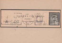 Polen Briefstück  1936 MWST Werbestempel - Frankeermachines (EMA)