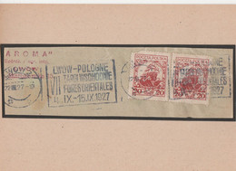 Polen Briefstück Lwowz 1927 MWST Werbestempel - Frankeermachines (EMA)