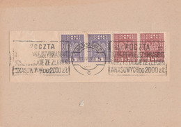 Polen Briefstück Warszawa 2 1936 MWST Werbestempel - Frankeermachines (EMA)