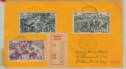 77360 - GUADELUPE - POSTAL HISTORY -  Registered COVER From BUILLANT C1947 - Sonstige & Ohne Zuordnung