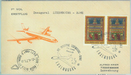 83202 - LUXEMBOURG - Postal History - FIRST FLIGHT To Rome #  794 AA  1971 - Autres & Non Classés