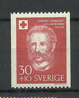 SCHWEDEN Sweden 1959 Michel 448 MNH Nobel Prize Nobelpreis Henry Dunant - Henry Dunant