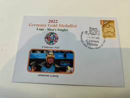 (2 G 51) China Beijing Winter Olympic Games 2022 - Germany Gold  - Luge Men's Single - Winter 2022: Peking