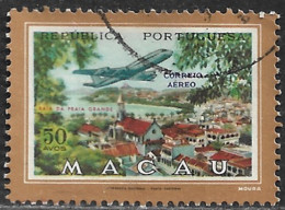 Macau Macao – 1960 Airmail 50 Avos Used Stamp - Usados