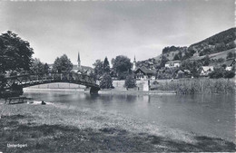 Unterägeri - Steg über Die Lorze         Ca. 1950 - Unterägeri