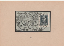 Polen Briefstück Sonderstempel 1930 Poznan - Frankeermachines (EMA)