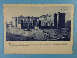 CPSM Beauraing Vue Du Château En 1840 - Beauraing