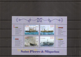 Saint -Pierre Et Miquelon - Bateaux ( BF 7 XXX -MNH ) - Blocs-feuillets